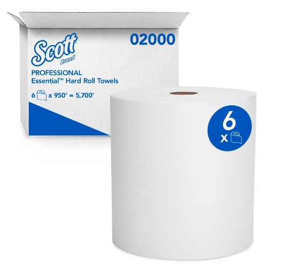 Scott&reg; Essential Universal High Capacity Hard Roll Towels